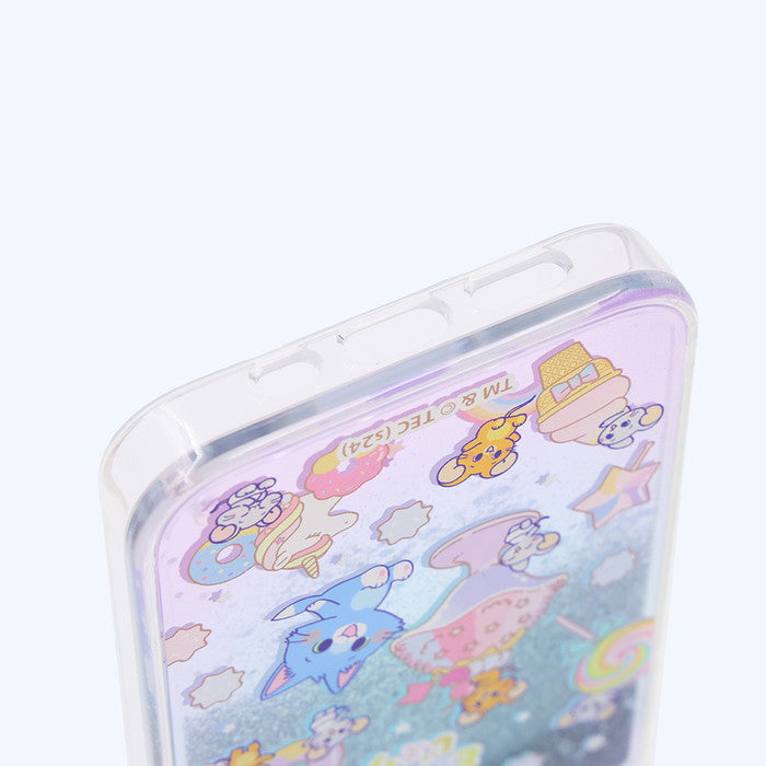 とむとじぇりーごっこ / 衝撃吸収 バンパー 動く キラキラ ラメ グリッターケース