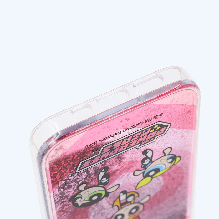 パワーパフガールズ / 衝撃吸収 バンパー 動く キラキラ ラメ グリッターケース