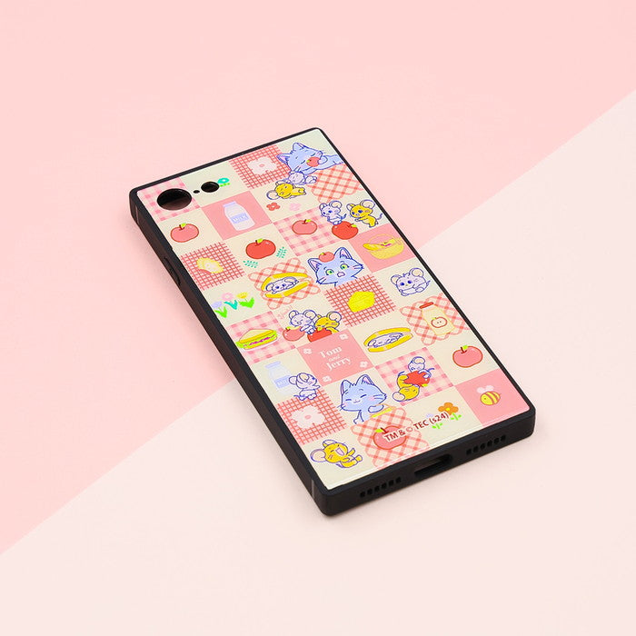 とむとじぇりーごっこ / KAKU 衝撃吸収 バンパー スクエア トリプルハイブリッドケース