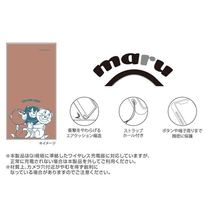 トムとジェリー / maru 衝撃吸収 バンパー ハイブリッドケース