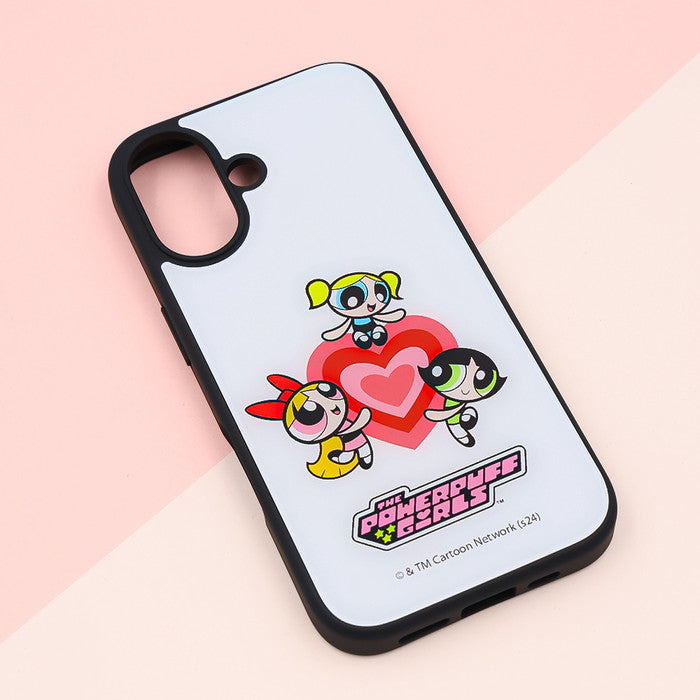 iPhone 16用】パワーパフガールズ / maru 衝撃吸収 バンパー