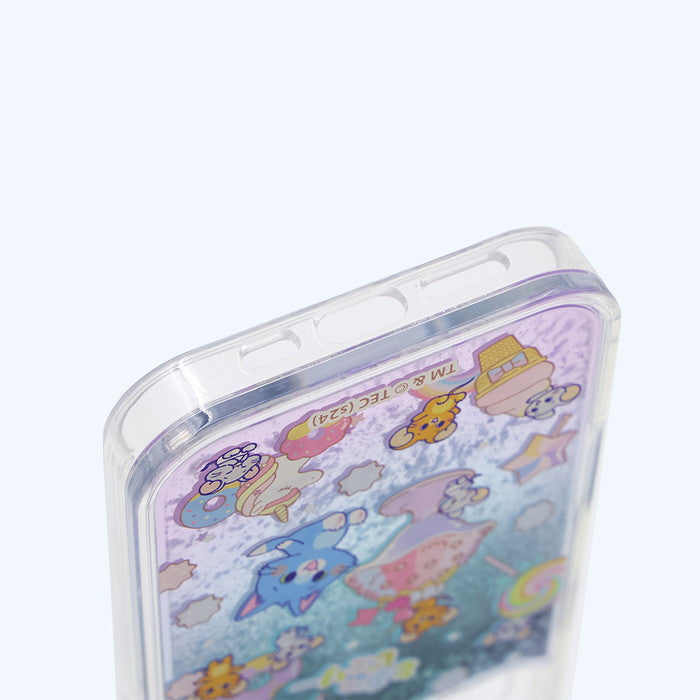 とむとじぇりーごっこ / 衝撃吸収 バンパー 動く キラキラ ラメ グリッターケース