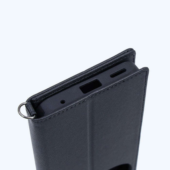Durable 耐衝撃 マグネット不使用 シンプル スクエア 手帳型レザーケース