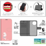 ディズニー / 衝撃吸収 マグネットベルト シンプル 手帳型レザーケース