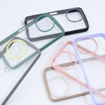 Like standard Puffull 耐衝撃 バンパー ストラップ金具付き ハイブリッドケース