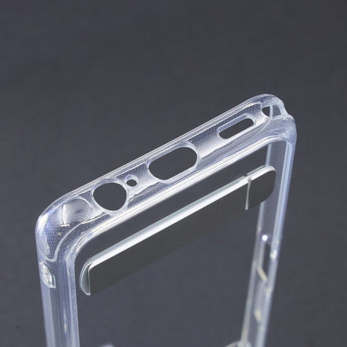 Like standard スタンド付き 衝撃吸収 バンパー ハイブリッドケース