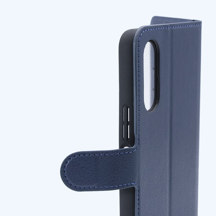Like standard 耐衝撃 ルーペ付き マグネットベルト シンプル 手帳型レザーケース