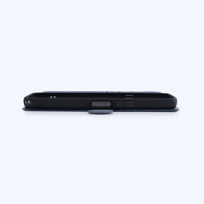 Like standard 耐衝撃 ルーペ付き マグネットベルト シンプル 手帳型レザーケース