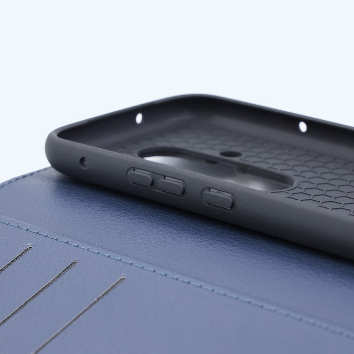 Like standard 耐衝撃 ルーペ付き マグネットベルト シンプル 手帳型レザーケース
