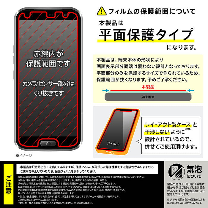 Like standard ガラスフィルム 光沢 平面保護 硬度10H