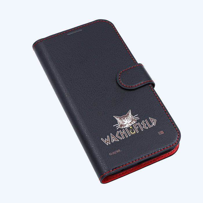 猫のダヤン / 衝撃吸収 マグネットベルト シンプル 手帳型レザーケース