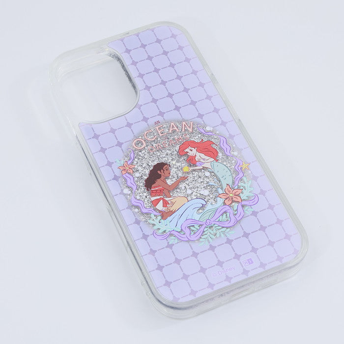 ディズニー / 衝撃吸収 バンパー 動く キラキラ ラメ グリッターケース