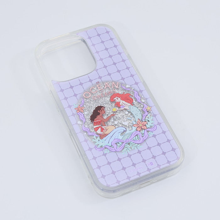 ディズニー / 衝撃吸収 バンパー 動く キラキラ ラメ グリッターケース