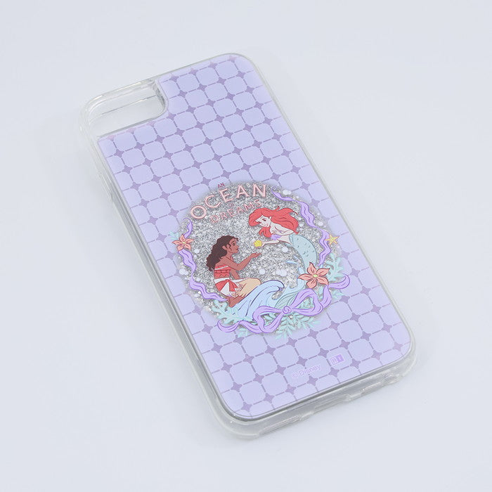 ディズニー / 衝撃吸収 バンパー 動く キラキラ ラメ グリッターケース