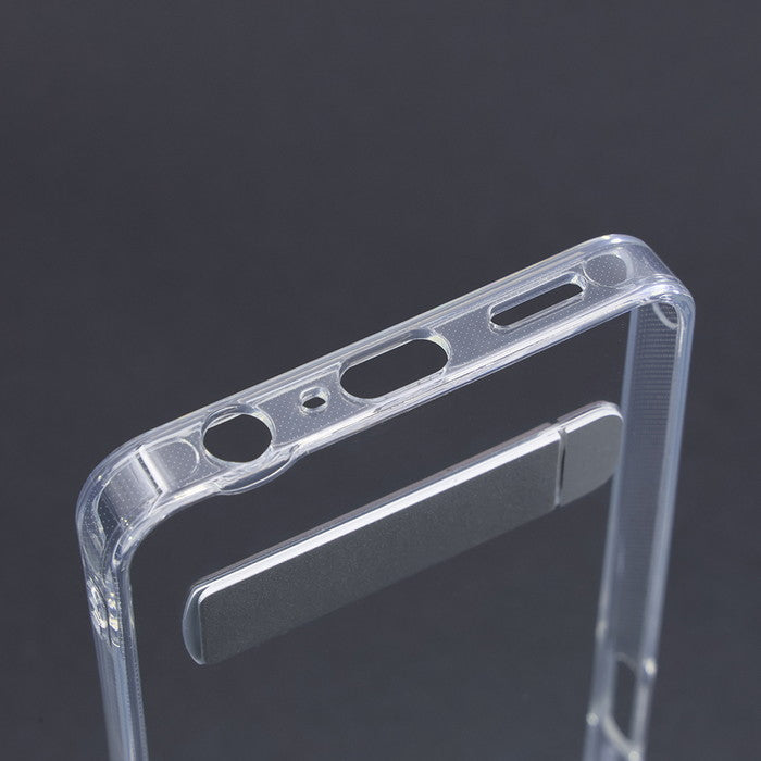 Like standard スタンド付き 衝撃吸収 バンパー ハイブリッドケース