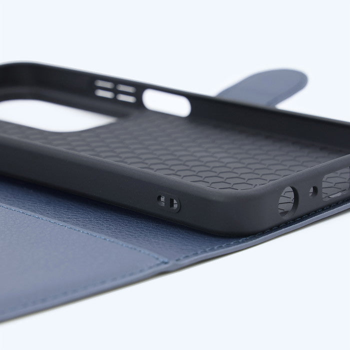 Like standard 耐衝撃 マグネットベルト シンプル 手帳型レザーケース