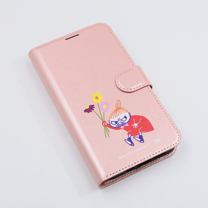 ムーミン / 耐衝撃 マグネットベルト シンプル 手帳型レザーケース