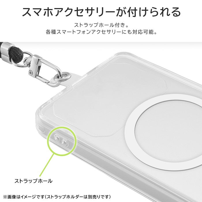 Like standard MagSafe対応 マグネットアクセサリー対応 衝撃吸収 バンパー ハイブリッドケース
