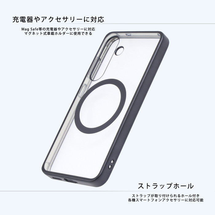 Like standard MagSafe対応 マグネットアクセサリー対応 衝撃吸収 バンパー マット メタリック ハイブリッドケース