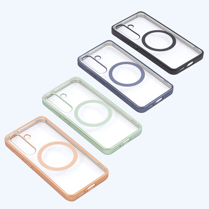 Like standard MagSafe対応 マグネットアクセサリー対応 衝撃吸収 バンパー マット メタリック ハイブリッドケース