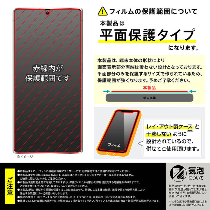 Like standard 失敗しない 超かんたん貼り付け キット付き ガラスフィルム 10H 光沢 指紋認証対応