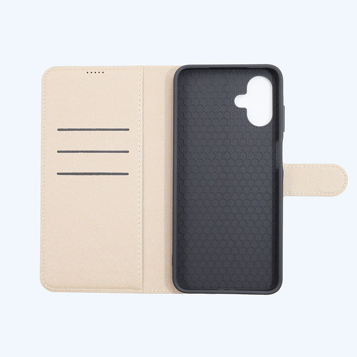 猫のダヤン / 衝撃吸収 マグネットベルト シンプル 手帳型レザーケース