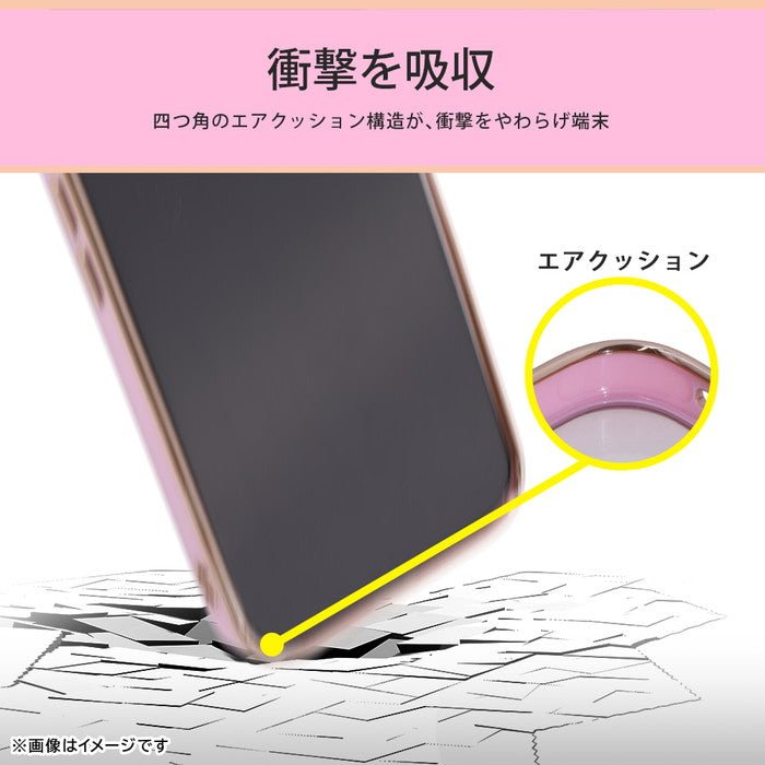 LUSTANT 衝撃吸収 バンパー キラキラ メタリック カラフル ハイブリッドケース