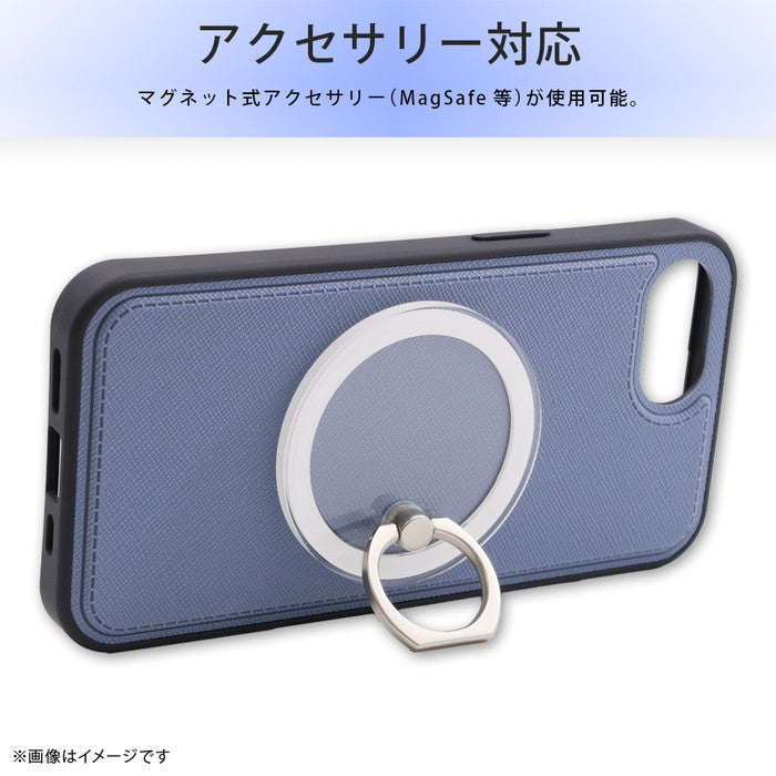 MagSafe対応 マグネットアクセサリー対応 衝撃吸収 バンパー オープンレザーケース