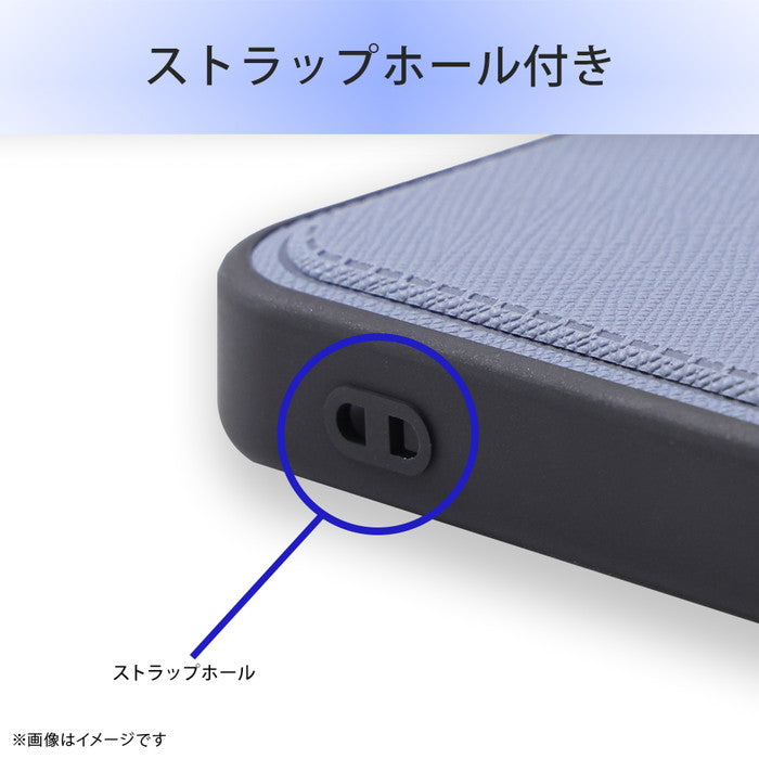 MagSafe対応 マグネットアクセサリー対応 衝撃吸収 バンパー オープンレザーケース