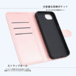 ミッフィー / 衝撃吸収 マグネットベルト シンプル 手帳型レザーケース