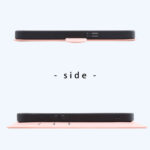 ミッフィー / 衝撃吸収 マグネットベルト シンプル 手帳型レザーケース