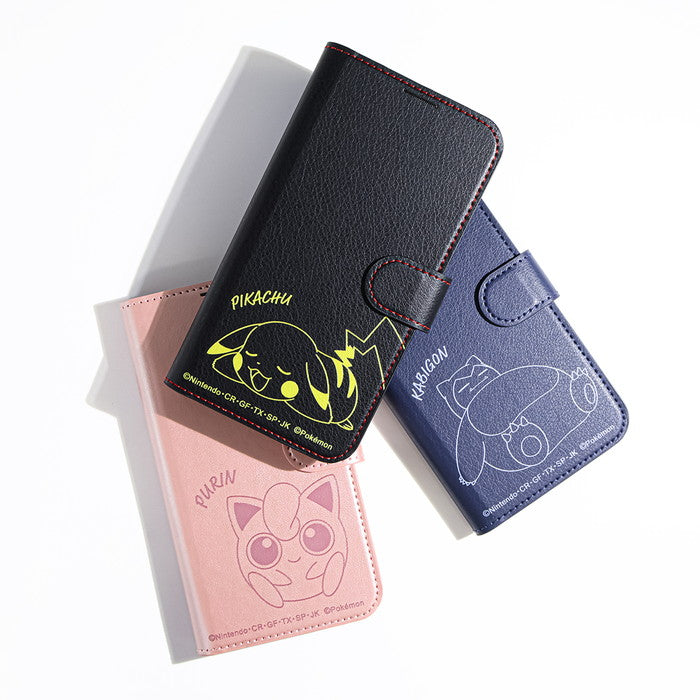 ポケットモンスター / 衝撃吸収 マグネットベルト シンプル 手帳型レザーケース