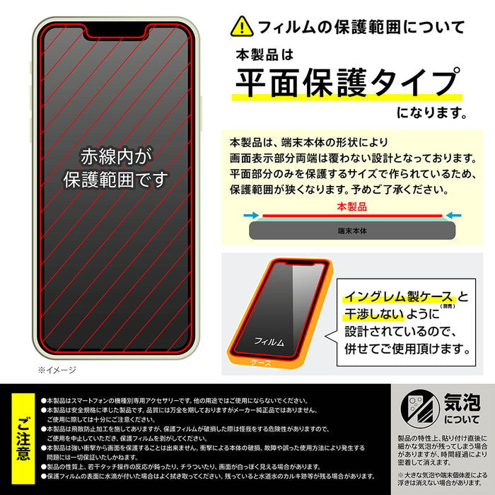 ダイヤモンドガラスフィルム 光沢 化学強化 アルミノシリケートガラス 耐衝撃 平面保護 硬度10H