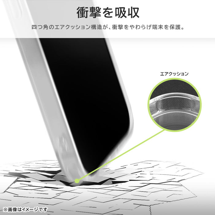 Like standard MagSafe対応 マグネットアクセサリー対応 衝撃吸収 バンパー ハイブリッドケース