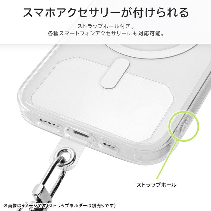 Like standard MagSafe対応 マグネットアクセサリー対応 衝撃吸収 バンパー マット メタリック ハイブリッドケース