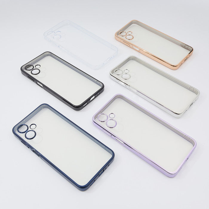 Like standard 精密設計 カメラ保護 衝撃吸収 バンパー メタリック TPUソフトケース