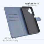 Like standard 耐衝撃 マグネットベルト シンプル 手帳型レザーケース