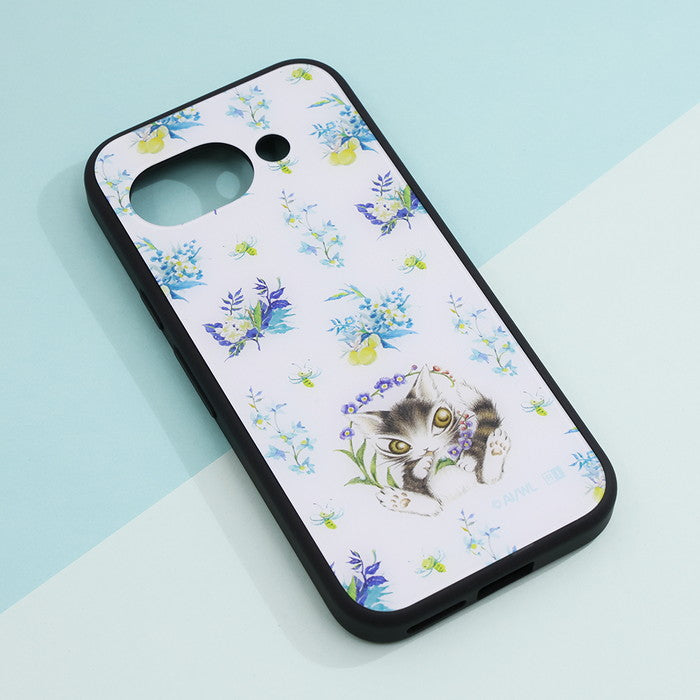 猫のダヤン / maru 衝撃吸収 バンパー ハイブリッドケース