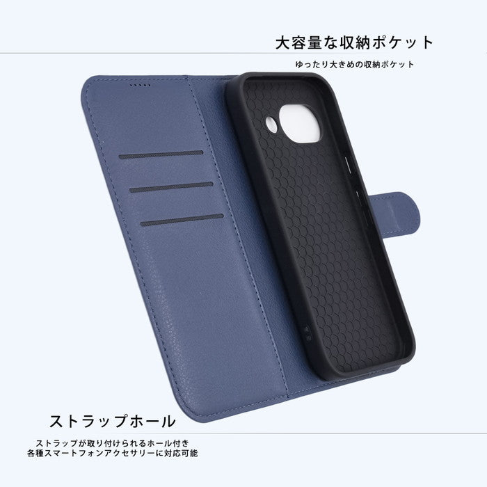 ディズニー / 衝撃吸収 マグネットベルト シンプル 手帳型レザーケース