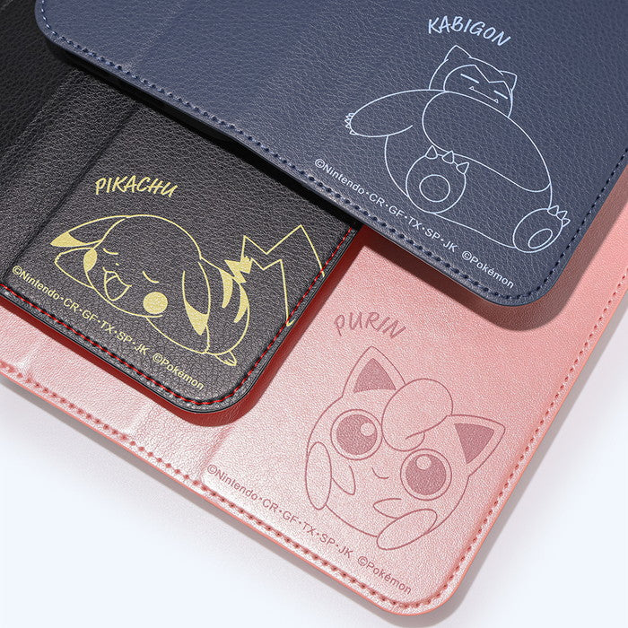ポケットモンスター / 衝撃吸収 マグネットベルト シンプル 手帳型レザーケース