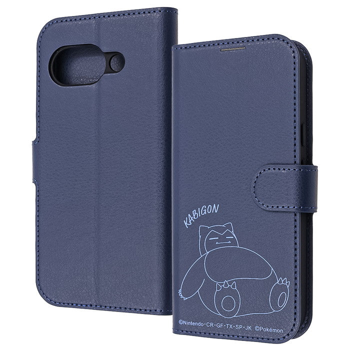 ポケットモンスター / 衝撃吸収 マグネットベルト シンプル 手帳型レザーケース / カビゴン