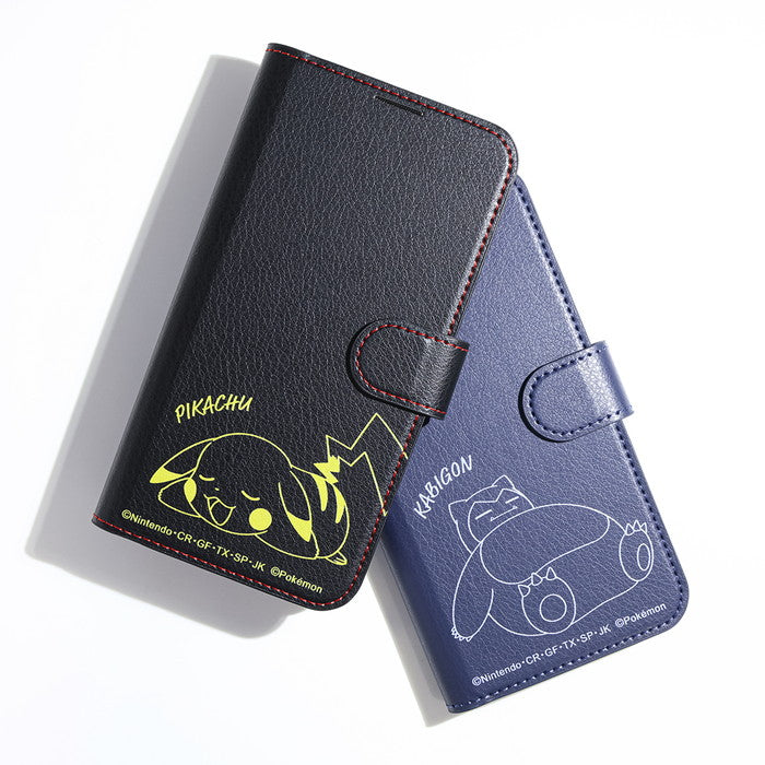 ポケットモンスター / 衝撃吸収 マグネットベルト シンプル 手帳型レザーケース