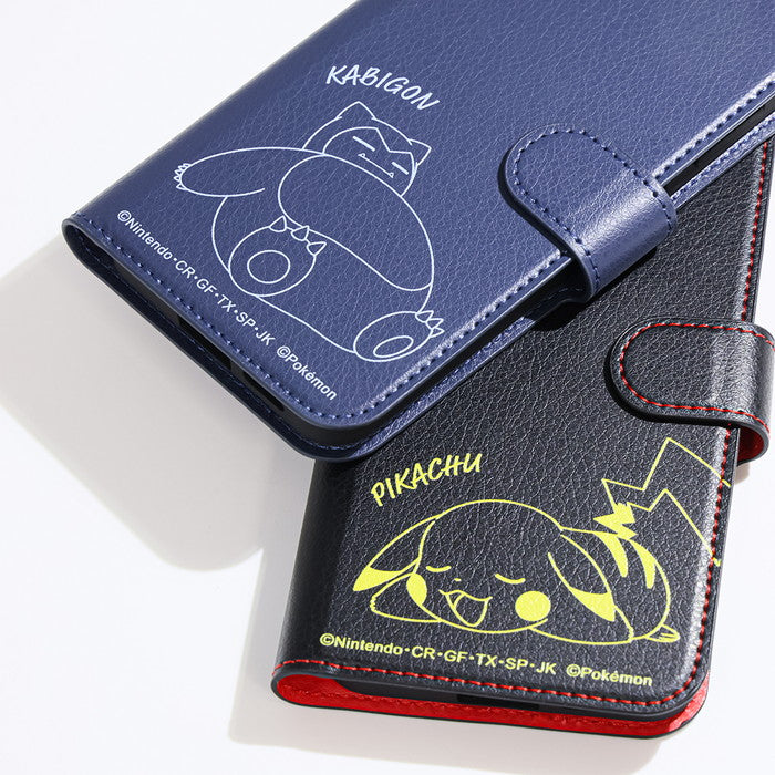ポケットモンスター / 衝撃吸収 マグネットベルト シンプル 手帳型レザーケース