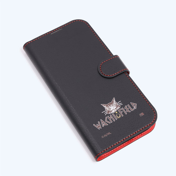 猫のダヤン / 衝撃吸収 マグネットベルト シンプル 手帳型レザーケース