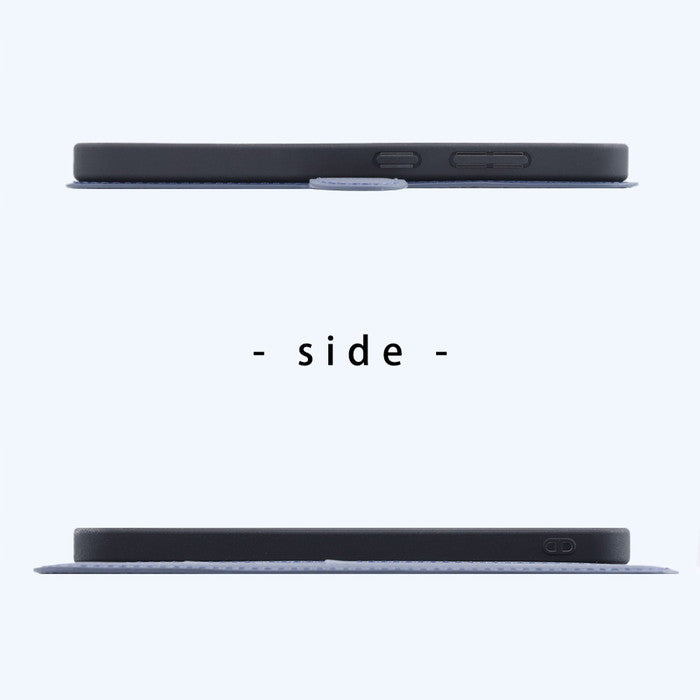ムーミン / 衝撃吸収 マグネットベルト シンプル 手帳型レザーケース