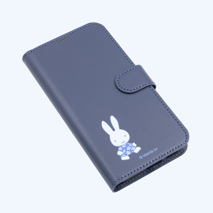 ミッフィー / 衝撃吸収 マグネットベルト シンプル 手帳型レザーケース