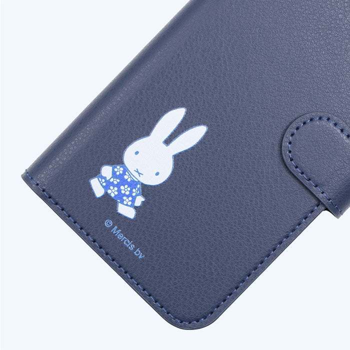 ミッフィー / 衝撃吸収 マグネットベルト シンプル 手帳型レザーケース