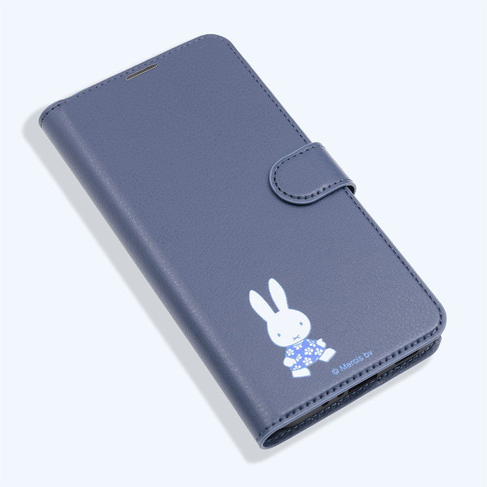 ミッフィー / 衝撃吸収 マグネットベルト シンプル 手帳型レザーケース
