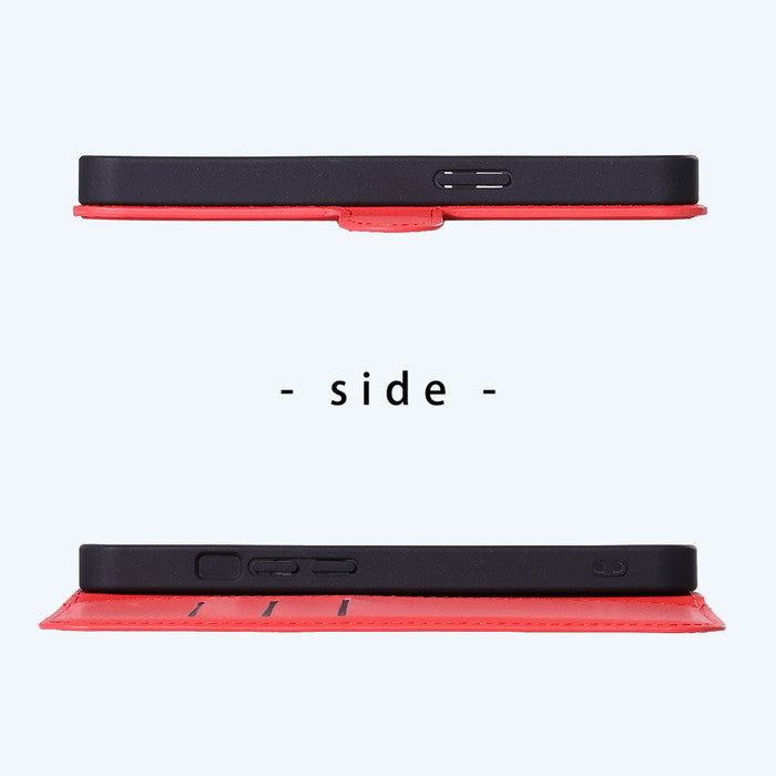 ムーミン / 耐衝撃 マグネットベルト シンプル 手帳型レザーケース
