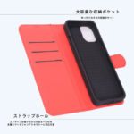 ムーミン / 耐衝撃 マグネットベルト シンプル 手帳型レザーケース
